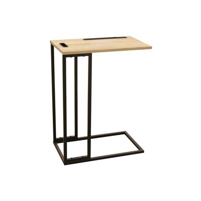 Table d'appoint en bois et métal avec support tablette CMP