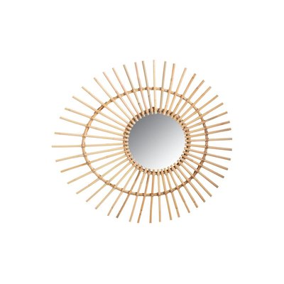 Miroir en rotin Oeuf AUBRY GASPARD