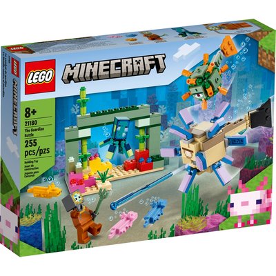 Minecraft Le combat des gardiens LEGO