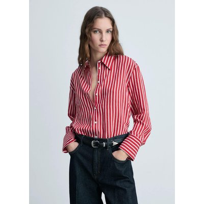 Chemise droite rayures MANGO