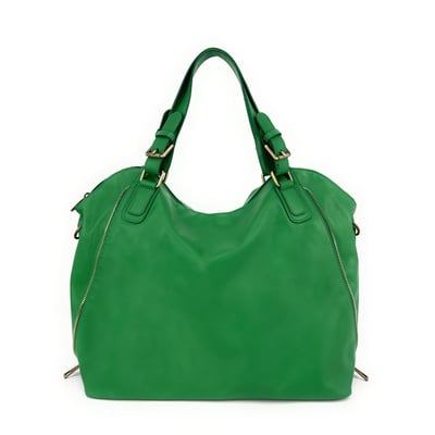 Grand sac à main en cuir lisse italien CAMELIA OH MY BAG