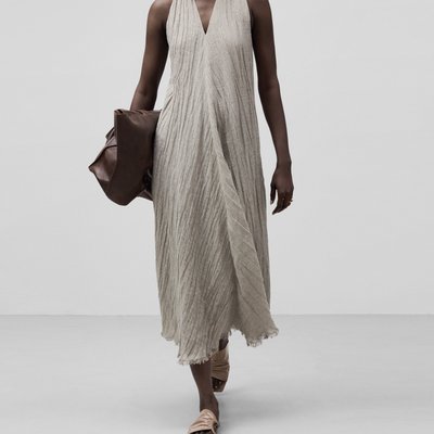 Robe longue en lin ADOLFO DOMINGUEZ