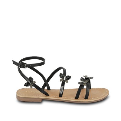 Sandales plates en cuir OREL LES TROPEZIENNES PAR M BELARBI
