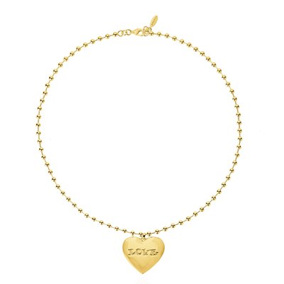 Collier chaîne avec pendentif central LOVEME HIPANEMA