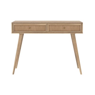Console en bois de manguier 2 tiroirs - MASALA MAISON PAVANE