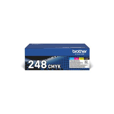 Toner PACK 4 COUL TN248 C/M/Y/BK BROTHER
