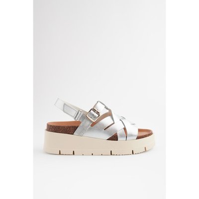 Sandales compensées bout ouvert NEXT