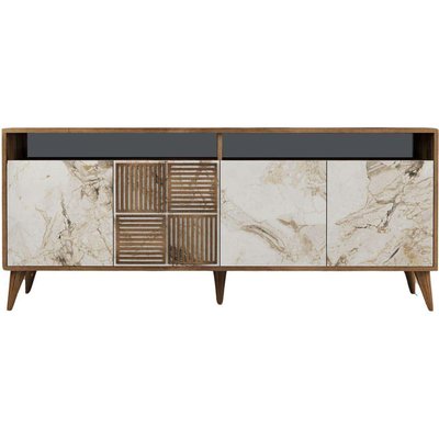 Buffet en aggloméré 4 portes Milan HANAH HOME