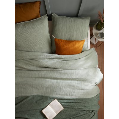 Housse de couette gaze de coton "GAUFRÉE" CYRILLUS