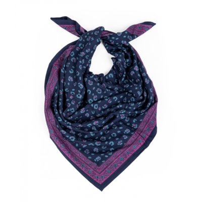 Grand Foulard en coton imprimé BENGAL BINDI ATELIER