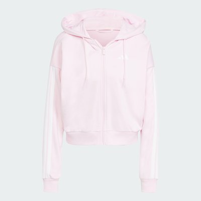 Veste à capuche entièrement zippée French terry 3 bandes Essentials ADIDAS SPORTSWEAR