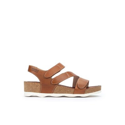Sandales à semelles compensées cuir MAHON PIKOLINOS