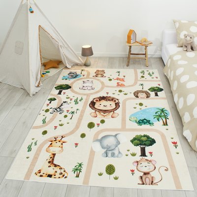Tapis enfant animaux HAPPY NAZAR RUGS