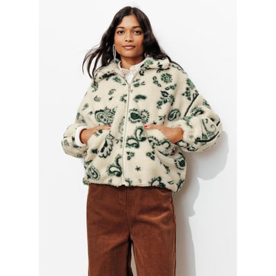 Blouson chaud moumoute léopard PROMOD