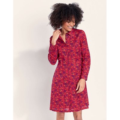 Robe chemise coton bio imprimé AGRA LA FIANCÉE