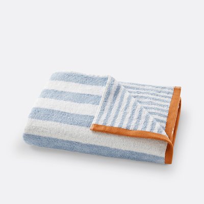 Dani Reversible Stripe 100% Cotton Terry Hand Towel LA REDOUTE INTERIEURS