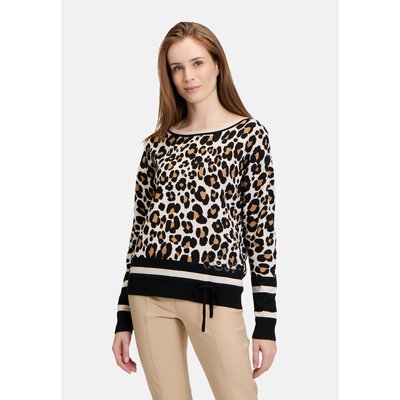 Pull-over en fine maille à imprimé BETTY BARCLAY