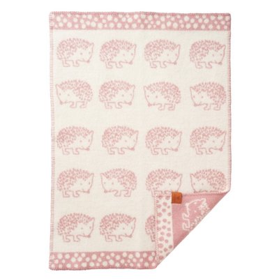 Plaid bébé laine recyclée hérissons  Hedgehog KLIPPAN
