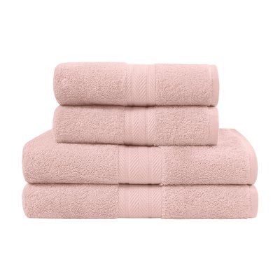 Ensemble de bain 4 pièces (2 draps de bain + 2 serviettes de toilette) LUXURY SENSEI MAISON