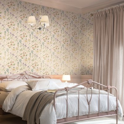 Papier peint herbier fleuri Wild Meadow LAURA ASHLEY
