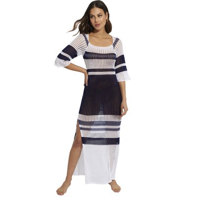 Robe longue OCÉANE plage Mykonos SELMARK MARE
