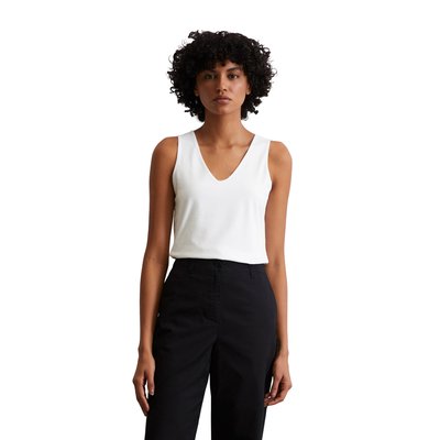 Top col V slim en jersey stretch en coton organique MARC O'POLO