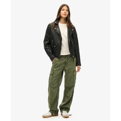 Pantalon cargo droit taille basse SUPERDRY