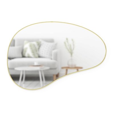 Miroir mural organique  Hubba Pebble UMBRA