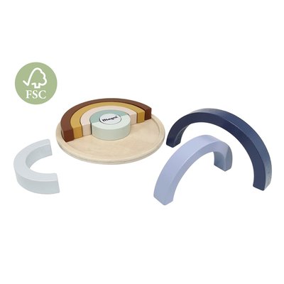 Jouet en bois - Puzzle Arc-en-ciel MAGNI