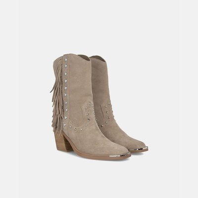 Bottines cloutées à talon bloc ALMA EN PENA