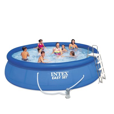DESTOCKAGE Piscine autoportée  Easy Set 4,57 x 1,07 m + Épurateur + Accessoires INTEX