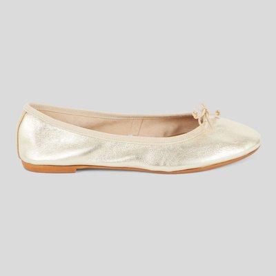 Ballerines en cuir MONOPRIX