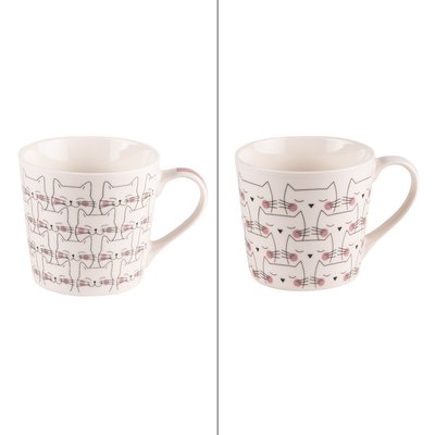 Mug   35 cl (lot de 6)-DREAM CAT TREND UP