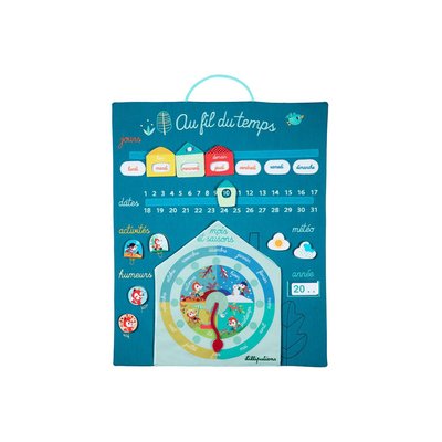 Calendrier éducatif Au fil du temps Alice la renarde LILLIPUTIENS