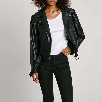 Veste De Motard En Cuir PEPE JEANS