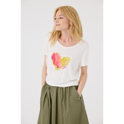 T-shirt col V coupe épurée THALIA ARTLOVE