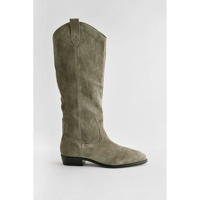 Bottes western hauteur genou à surpiqûres NEXT