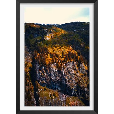 Affiche nature failles et ravins sauvages HEXOA