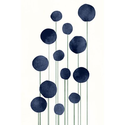 Tableau dessin fleurs d'eau HEXOA