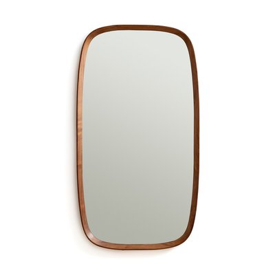 Miroir rectangulaire noyer massif, H110cm, Orion AM.PM