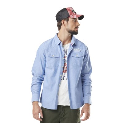 Chemise en coton Chambray VON DUTCH