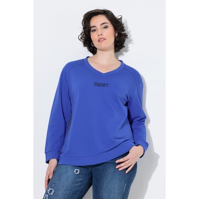 Sweat-shirt manches longues et col en V ULLA POPKEN