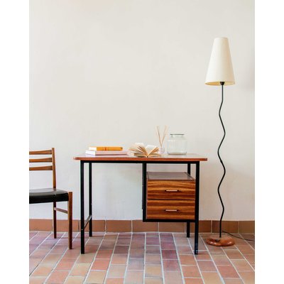 Bureau en métal et formica Yvan N°135 - Bon état DEBONGOUT
