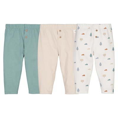 Lot de 3 leggings en jersey LA REDOUTE COLLECTIONS