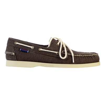 Mocassin Basse Cuir Sebago Portland 10OZ Washed Canvas SEBAGO