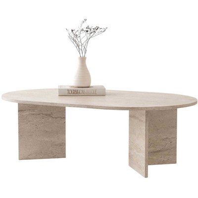 Table basse ovale en aggloméré Oscar HANAH HOME