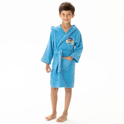 Peignoir enfant à capuche bouclette 100% coton, TEAM PAT PATROUILLE