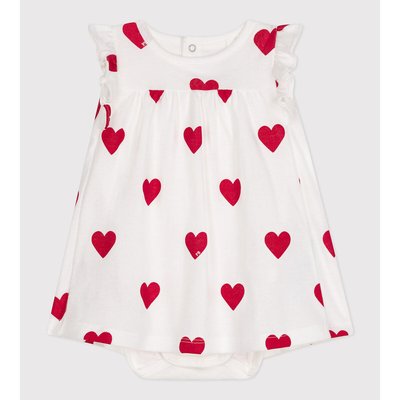 Kurzärmeliges Baby Kleid in A-Linie, 1-18 Monate PETIT BATEAU