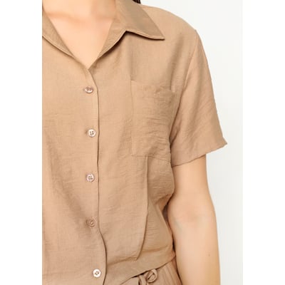 Chemise courte avec boutons LOLALIZA