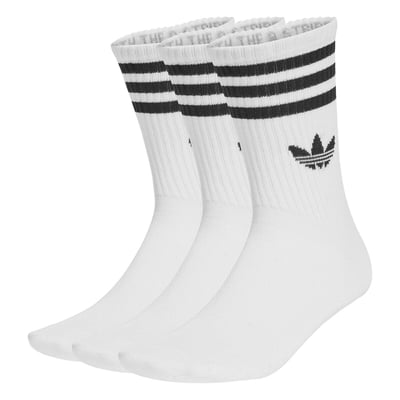 Lote de 3 pares de meias de cano médio adidas Originals
